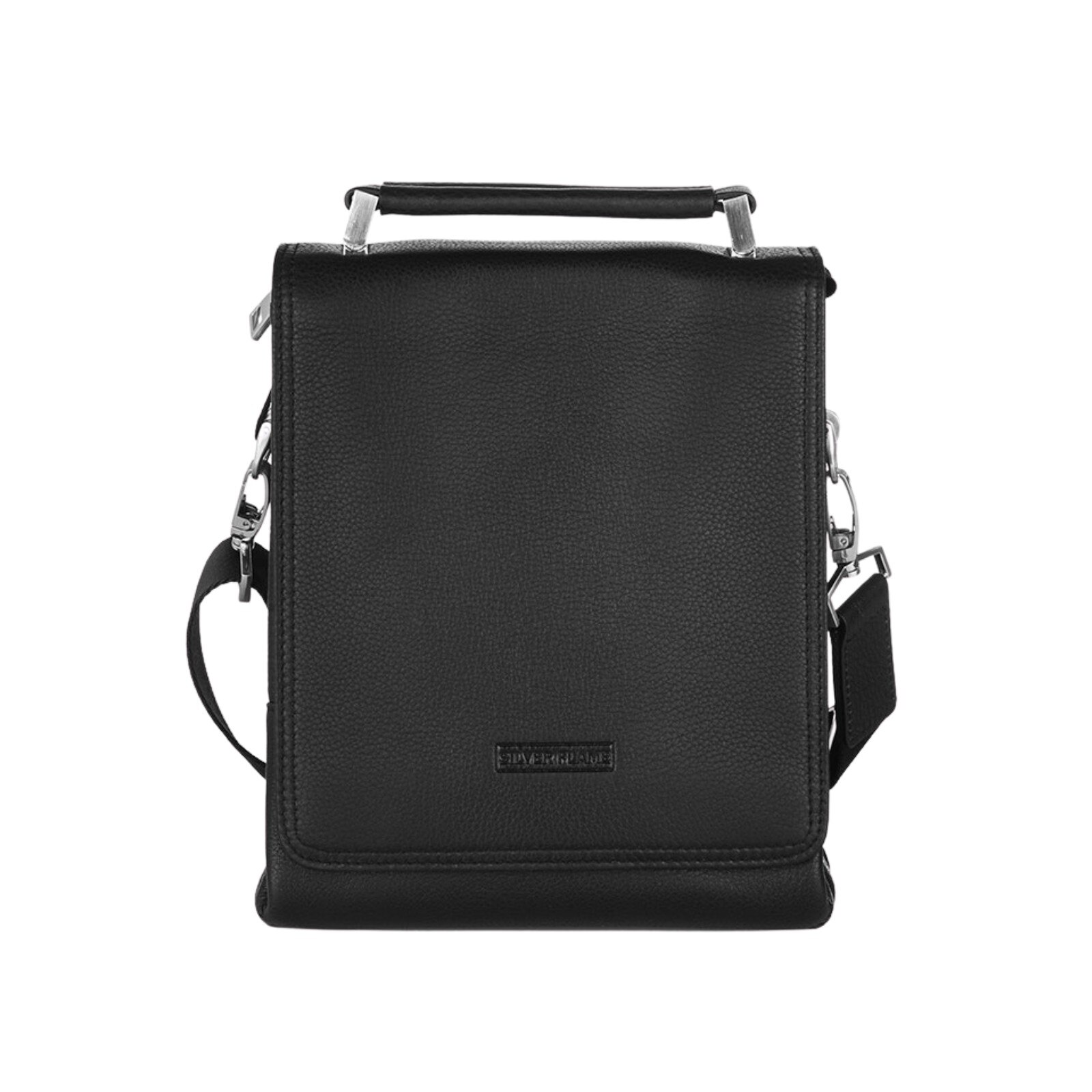 Geanta de umar pentru barbati, Silver Flame, SFH02, Negru