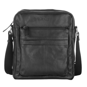 Geanta de umar pentru barbati, Silver Flame, SFT8283M, Negru Geanta de umar pentru barbati, Silver Flame, SFT8283M, Negru