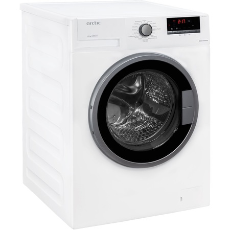 Masina de spalat rufe Arctic AB91223XLW5, 9 kg, 1200 rpm, Clasa A+++, Motor Silent Inverter, Add-In, Eco Dose, Antialergic+, Aqua Surf, Alb