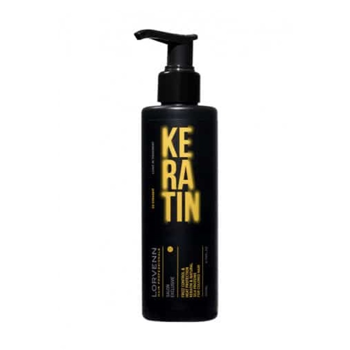 Keratin erősítő krém Lorvenn Keratin So Straight Treatment Leave In 200 ml