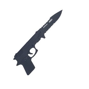 Cutit pistol 22 cm, Dalimag, negru, husa Cutit pistol 22 cm, Dalimag, negru, husa