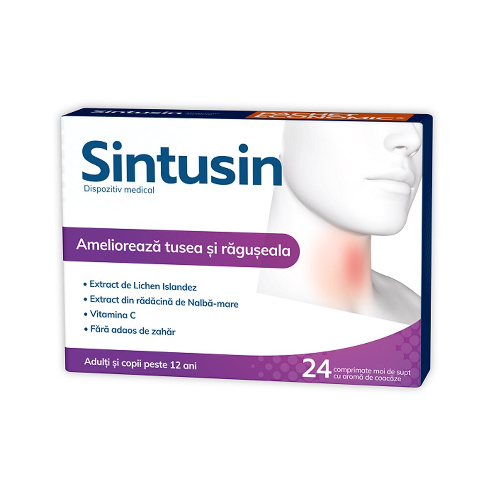 Sintusin pentru adulti 24 comprimate Zdrovit