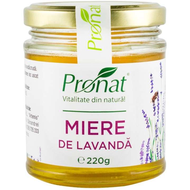 Levendula méz, Pronat, 220 g