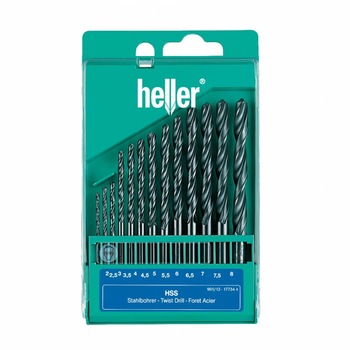 Trusa 13 burghie metal marca HELLER Trusa 13 burghie metal marca HELLER