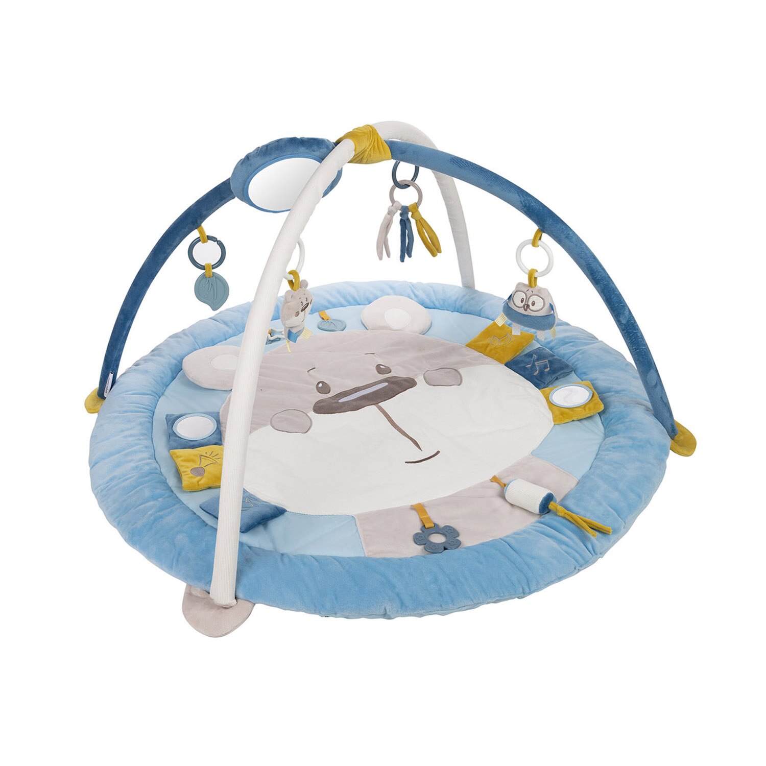 Covoras de joaca / centru de activitati „Pastel Friends“, Canpol babies®, 0 luni +, gri