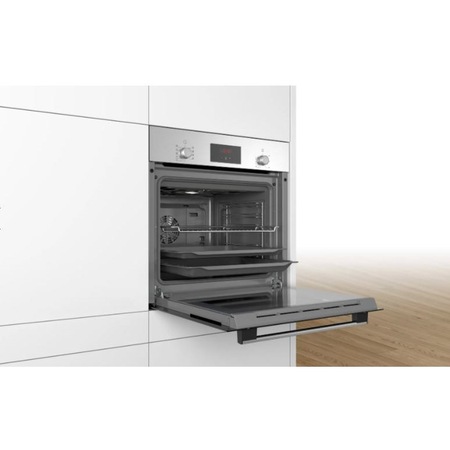 Cuptor incorporabil Bosch HBF114BS0R, Electric, Multifunctional, 66 l, Clasa A, Inox