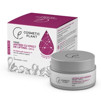 Crema antirid cu efect de lifting – SPF 15, 50 ml, Face Care Cosmetic Plant Crema antirid cu efect de lifting – SPF 15, 50 ml, Face Care Cosmetic Plant
