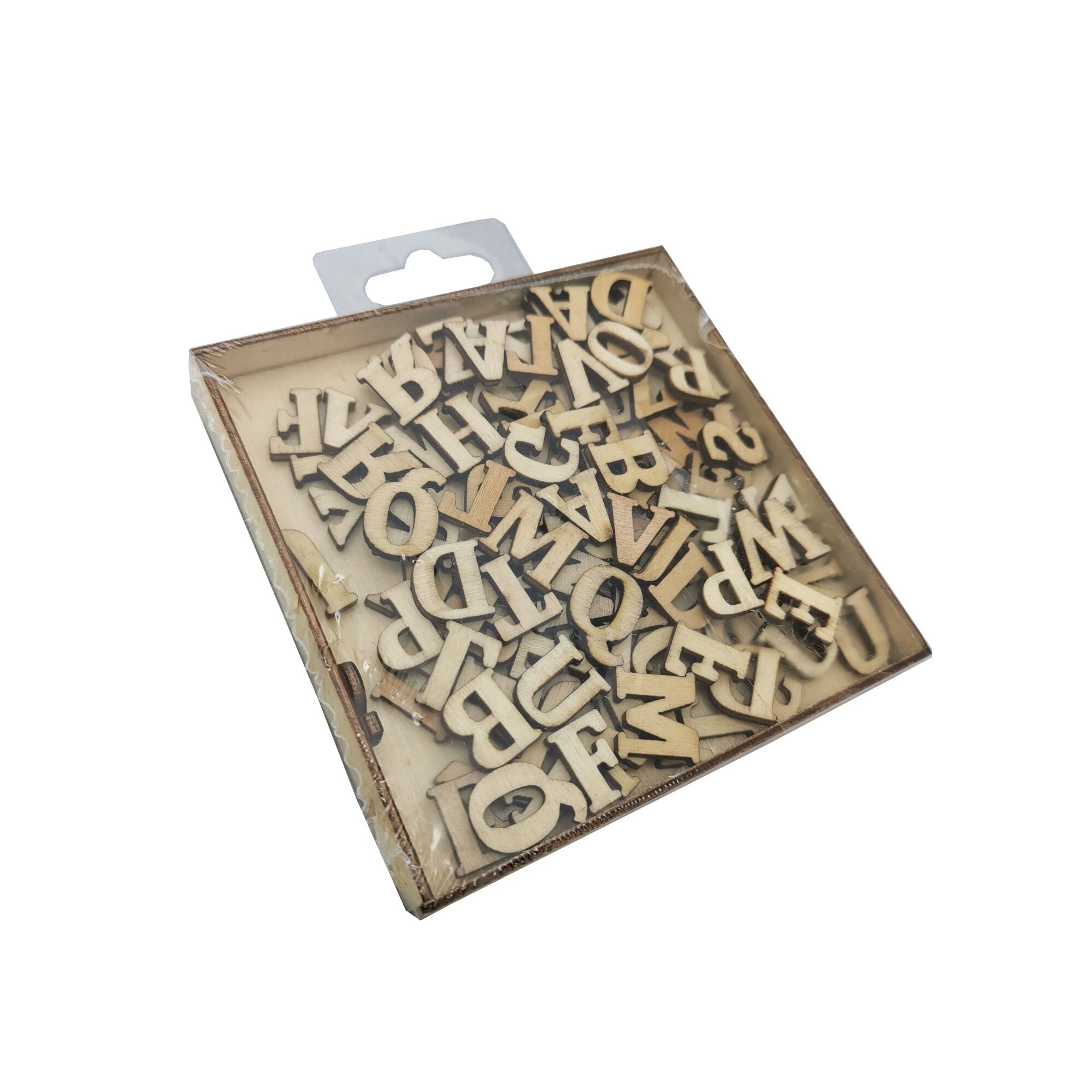 Set 104 litere, Grafix, placaj lemn natur