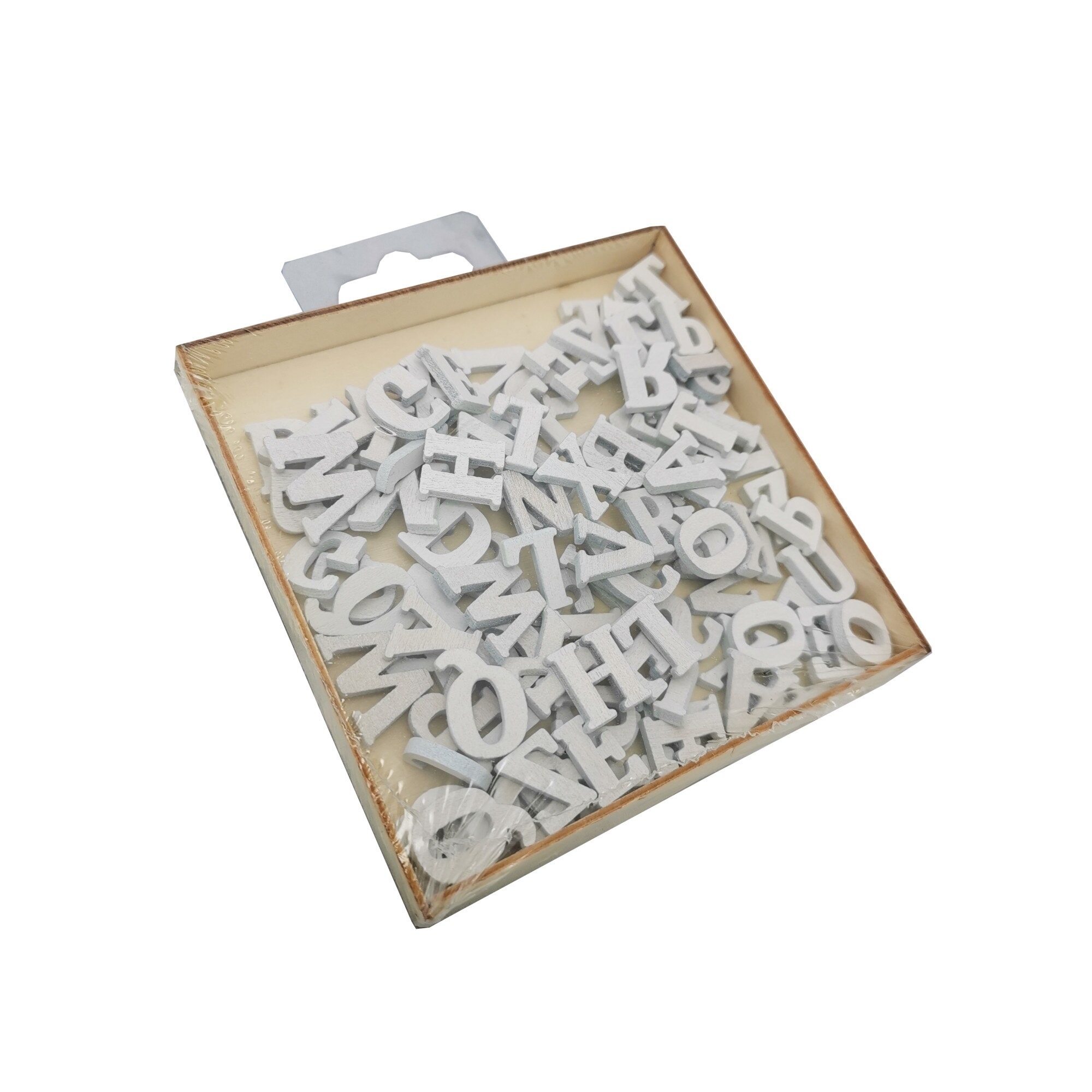 Set 104 litere, Grafix, placaj lemn alb