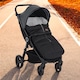 Sac de dormit bebe de iarna Jibot 3 in1 - Ink Black
