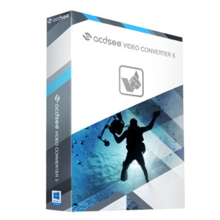 Licenta ACDSee Video Converter 5, Engleza, Windows, permanenta, 1 utilizator
