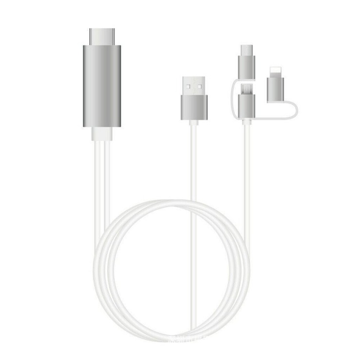 Cablu adaptor HDMI WIFI AV LD6M-3M, Mirascreen, IOS Iphone/Android