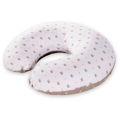 Perna Lorelli Multifunctionala Happy cu Husa Detasabila 140 cm , Crowns Latte