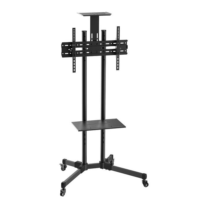 STELL SOS 4000 презентационна стойка за телевизор, регулируема, накланяща се, 40"-70"