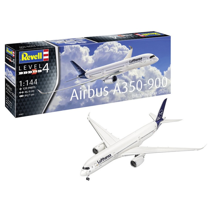 Авиомодел за сглобяване Revell, Airbus A350-900 Lufthansa New Livery