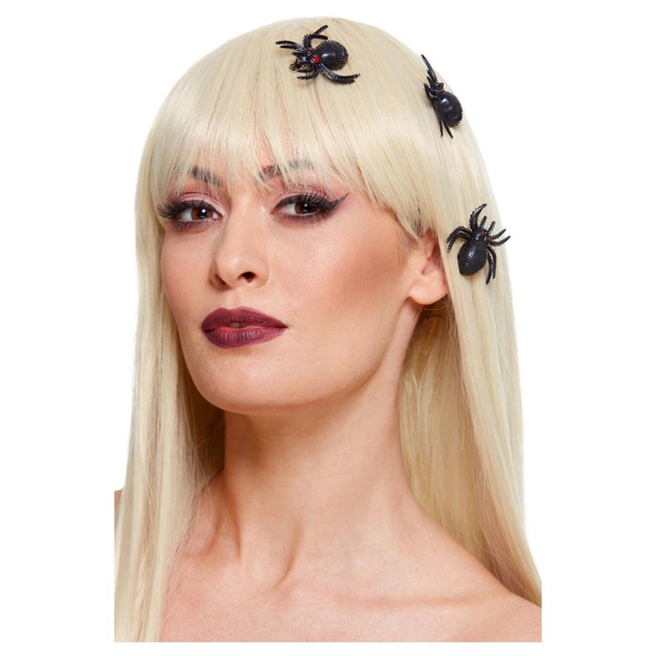 Set 3 clame pentru par paianjeni , Smiffy