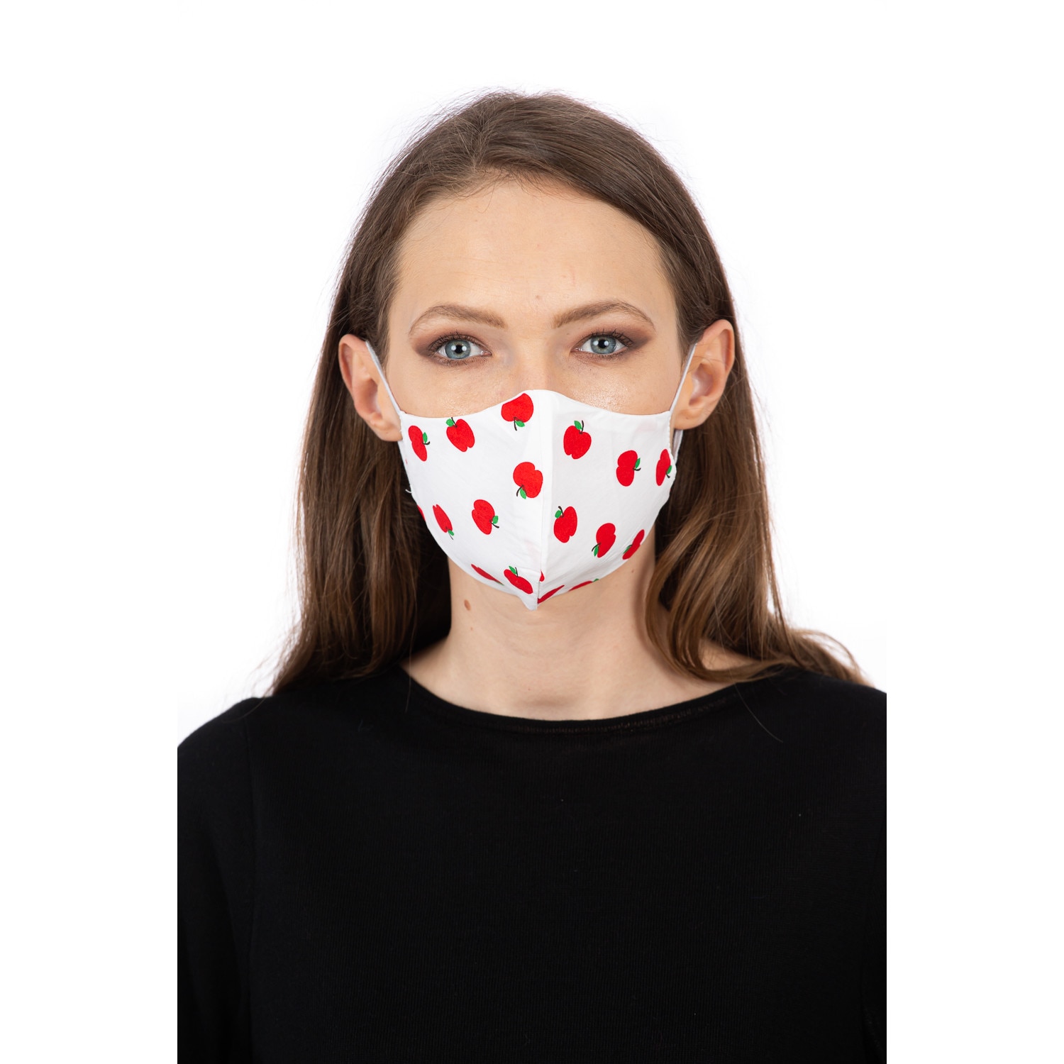 Masca de fata BE YOU, model mere, rosii, 1 buc