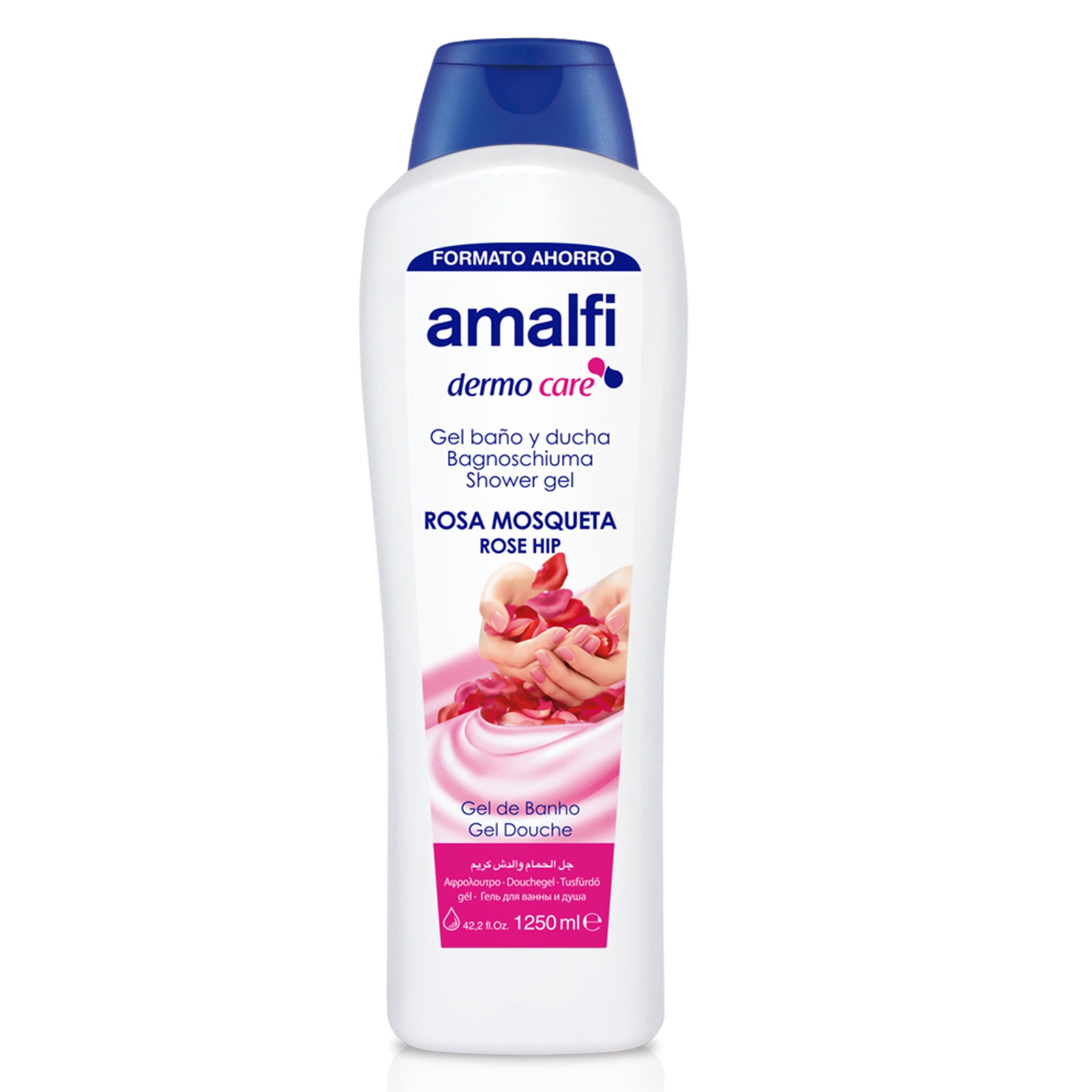 Gel de dus Amalfi Trandafir salbatic, 1250 ml