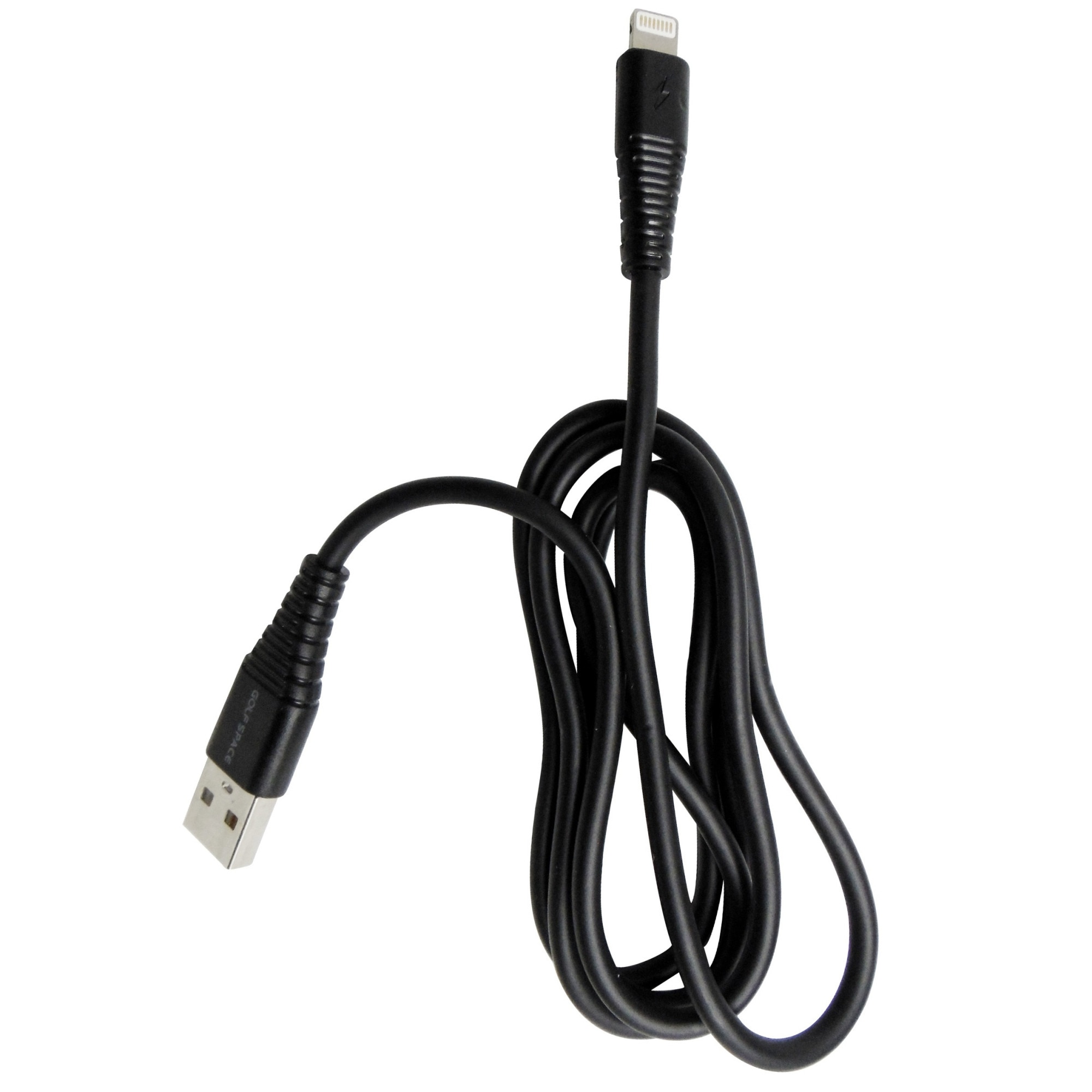 Cablu date/incarcare Golf Space SL01, Lightning la USB, 1m lungime, negru