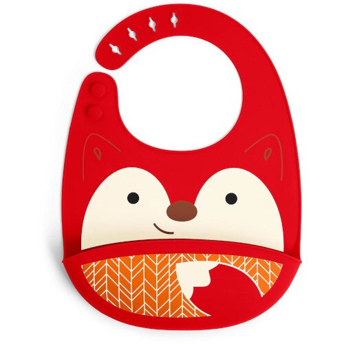 Bavetica Skip Hop de Silicon Fold & Go Zoo Vulpe