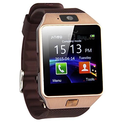 Ceas Smartwatch, Camera , Bluetooth, Slot Card TF, Pedometru, Monitorizare Somn, GOLD - DZ09GOLD