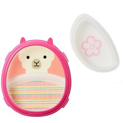 Set Skip Hop Farfurie si Bol Zoo Smart Lama