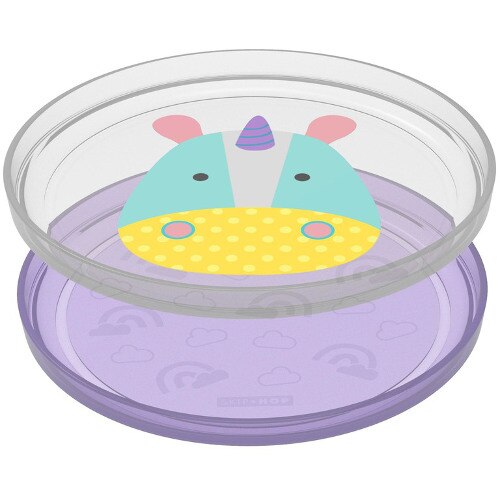 Set Skip Hop Farfurii Anti-alunecare - Unicorn