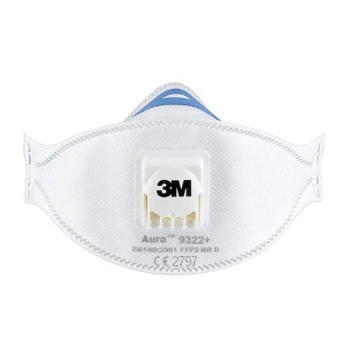 Set 10 masti de protectie FFP2 cu supapa AURA 9322