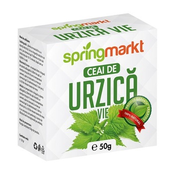 Ceai de Urzica Vie 50 grame Springmarkt Ceai de Urzica Vie 50 grame Springmarkt