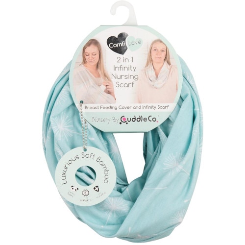 Esarfa CuddleCo pentru Alaptare din Bambus Comfi Love Eggshell