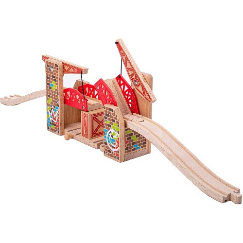 Pod BigJigs Toys Mobil din Lemn - Graffiti