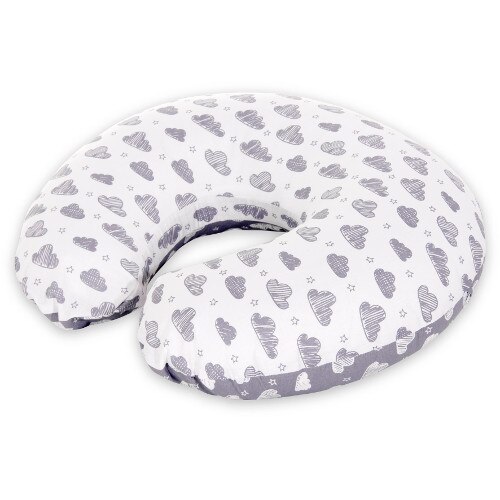 Perna Lorelli Multifunctionala Happy cu Husa Detasabila 140 cm , Clouds Grey