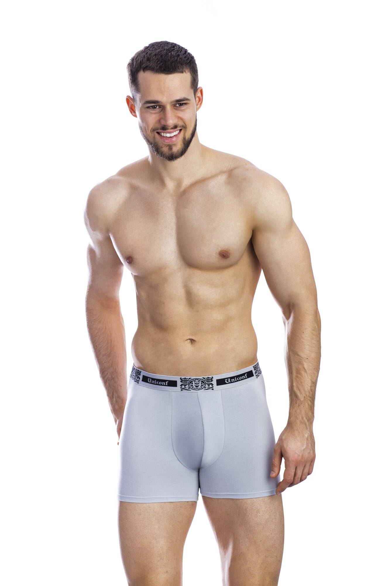Boxer gri BB32R, Gri, 2XL