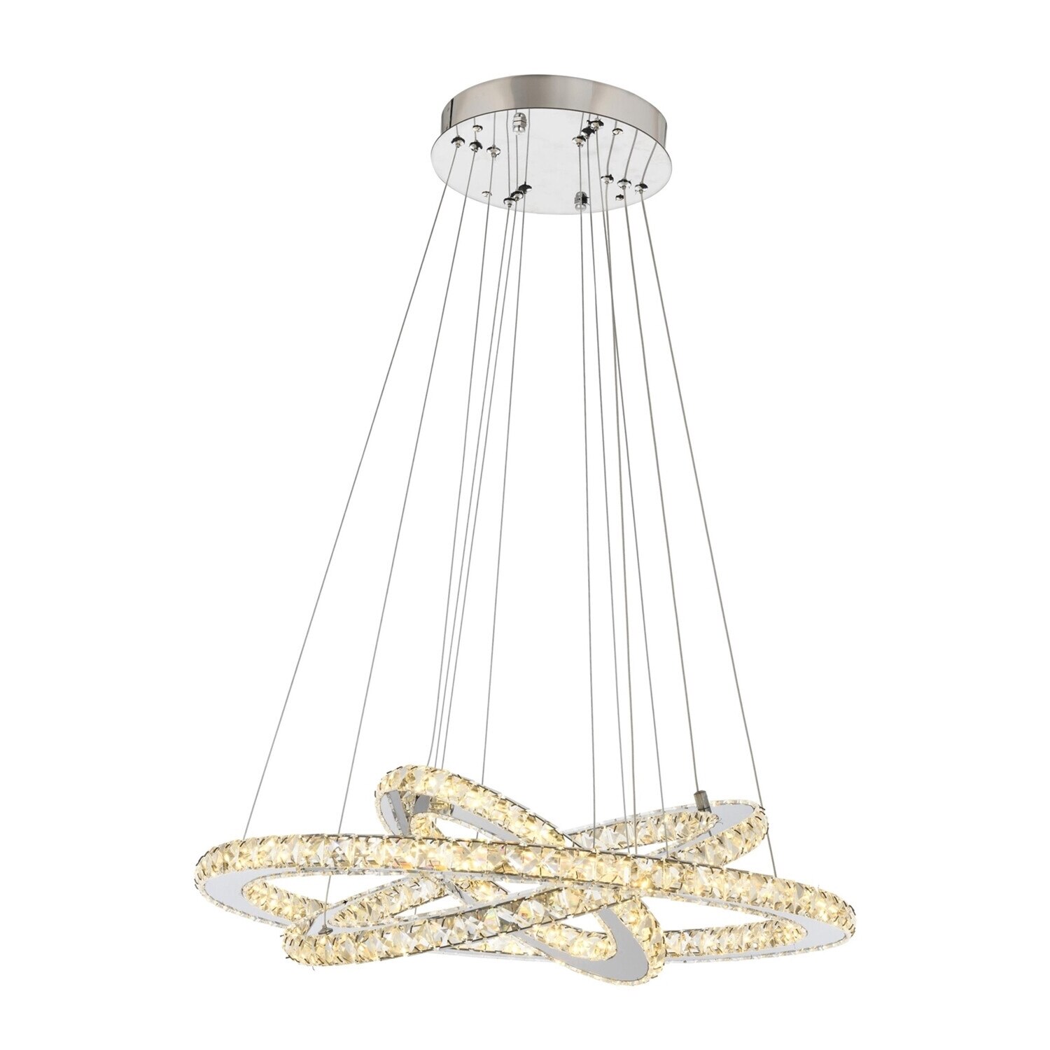 Lustra Avonni AV-4225-3K, 3x 20 W ,LED, Crom