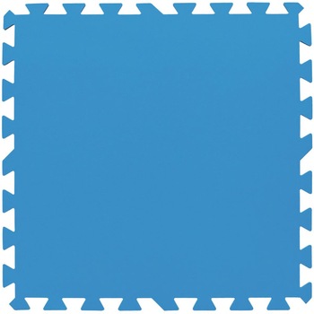 Set de 8 protectii podea de piscina Bestway, 50 x 50 cm, Albastru Set de 8 protectii podea de piscina Bestway, 50 x 50 cm, Albastru