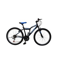 Bicicleta MTB TEC Strong , culoare Negru/Albastru, roata 24", Otel