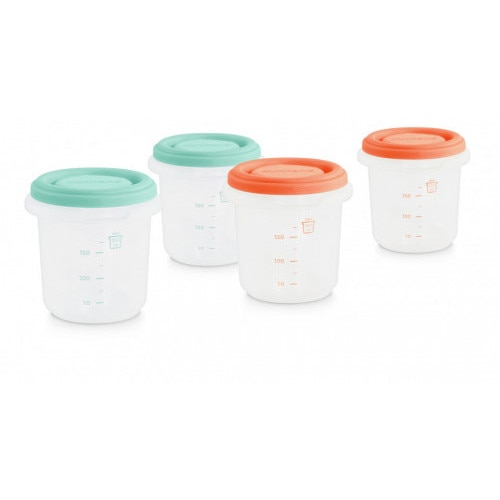 Set Miniland Baby 4 Recipiente Ermetice Mediteranean 250 ml