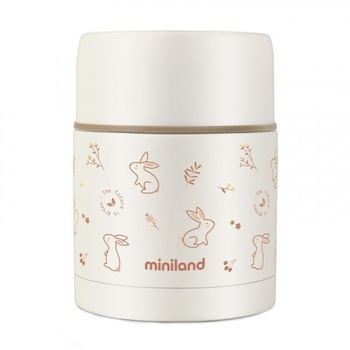 Termos Miniland Baby Mancare Solida Natur Bunny 600 ml Termos Miniland Baby Mancare Solida Natur Bunny 600 ml