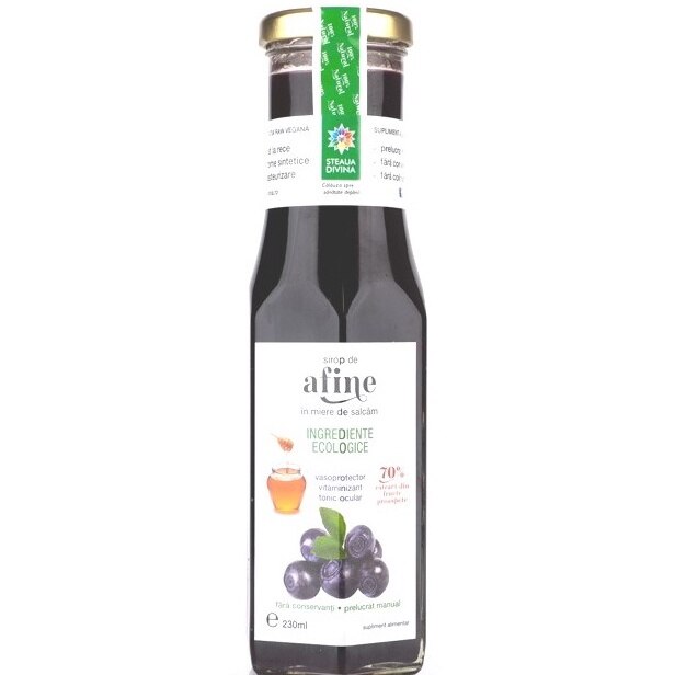Sirop de afine in miere, 230ml
