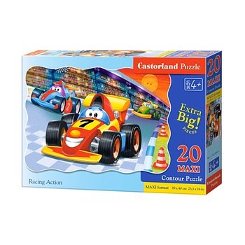 Puzzle Maxi Castorland, Racing Action, 20 piese