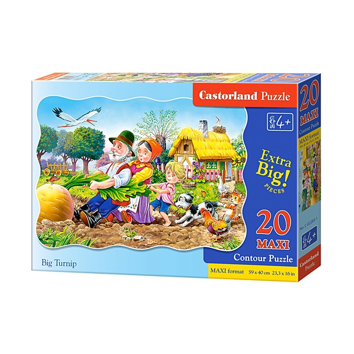 Puzzle Maxi Castorland, Big Turnip, 20 piese