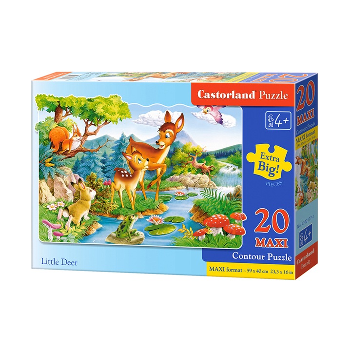 Puzzle Maxi Castorland, Caprioare, 20 piese