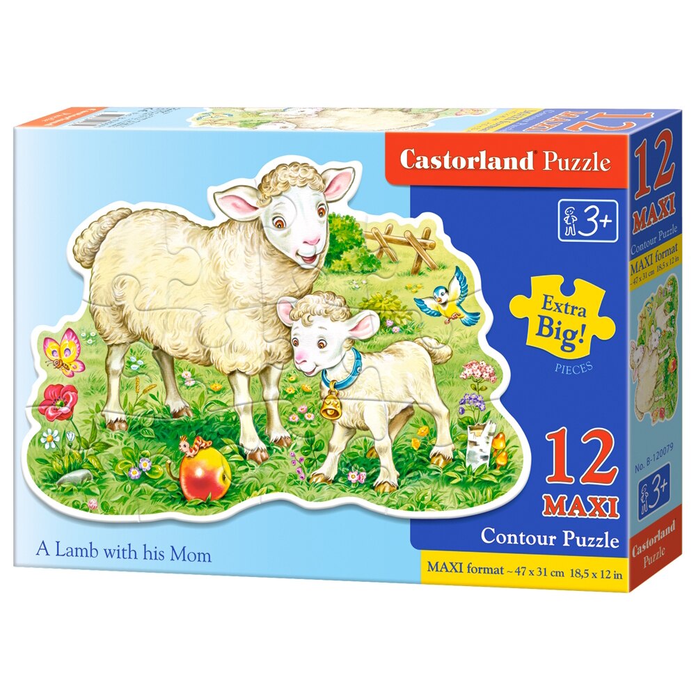 Puzzle Maxi Castorland, Miel si mamica lui, 12 piese