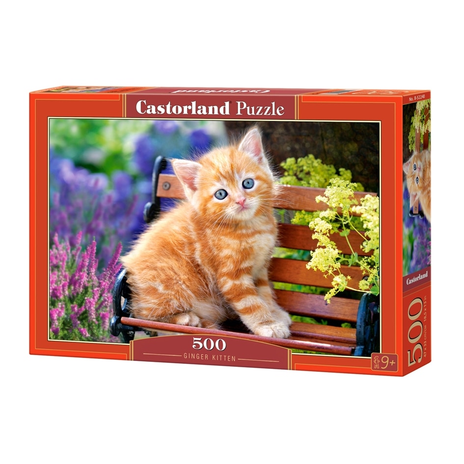 Puzzle Castorland, Ginger Kitten, 500 piese
