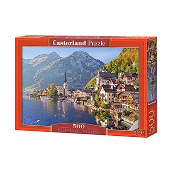 Puzzle Castorland, Hallstatt, Austria, 500 piese Puzzle Castorland, Hallstatt, Austria, 500 piese