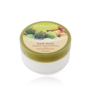 Masca de par intens hidratanta cu ulei de Macadamia, Herbagen, 150 ml Masca de par intens hidratanta cu ulei de Macadamia, Herbagen, 150 ml