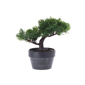 Bonsai artificial 19 cm verde inchis Bonsai artificial 19 cm verde inchis