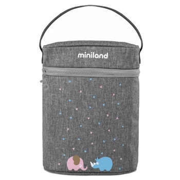Geanta Miniland Baby Izoterma Thermibag Double Azure - Rose Geanta Miniland Baby Izoterma Thermibag Double Azure - Rose