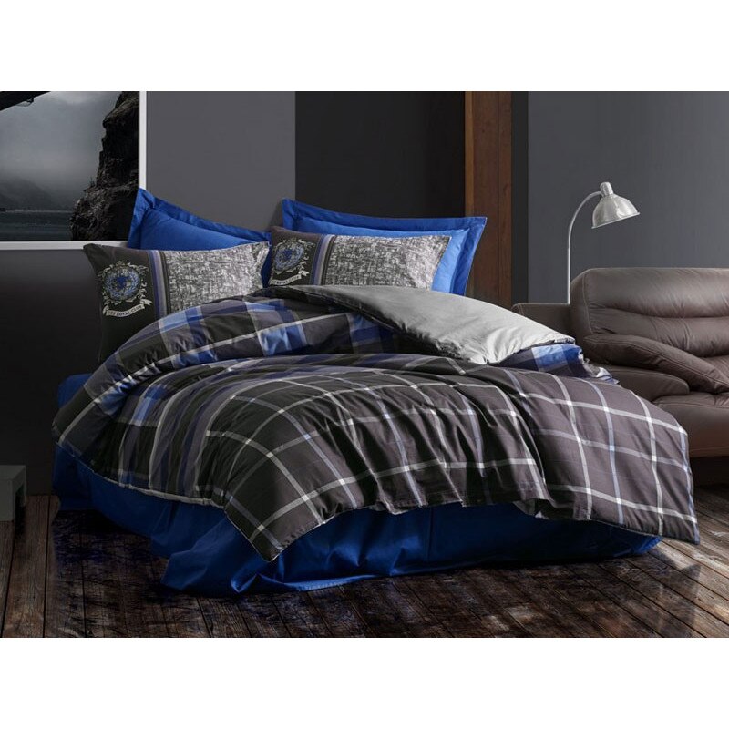 Lenjerie pentru pat 1 Persoana, 3 Piese, bumbac 100 %, Cottonbox, model Roberto