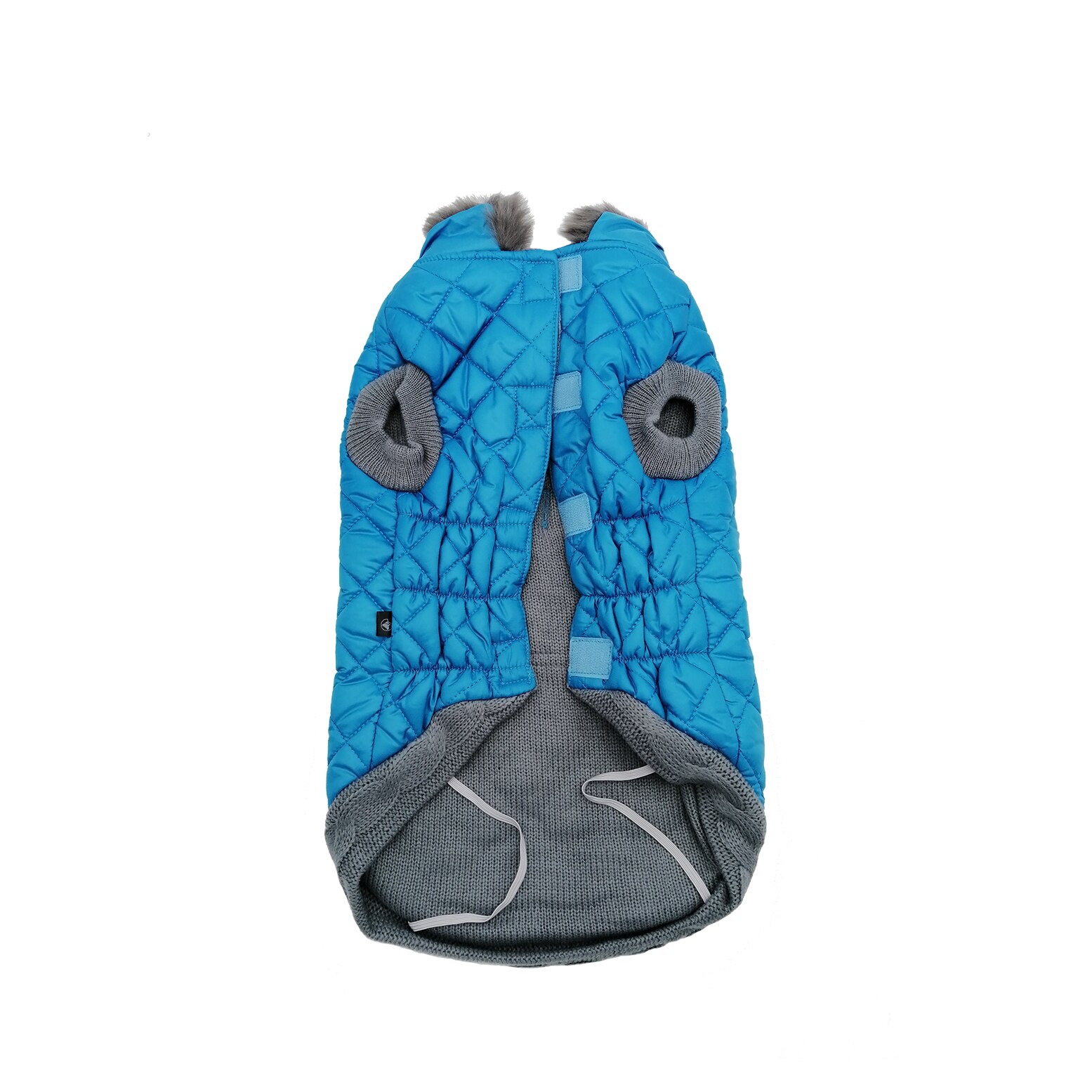 Geaca pentru catei, Croci, model Mixed Blue, 40 cm, C7374160